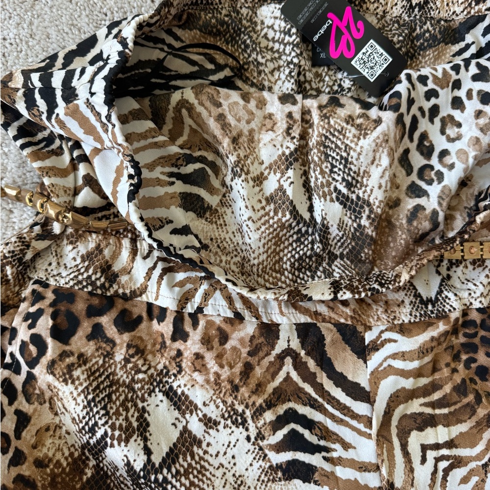 Bebe /XL / jumpsuit/ off shoulder / new with tags - Picture 5 of 5
